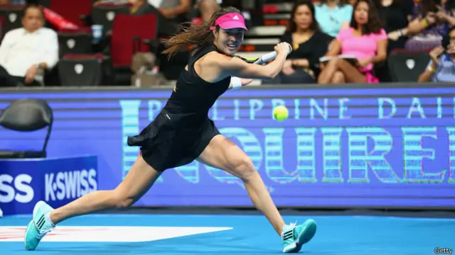 Ana Ivanovic fue determinante en la victoria de India sobre Singapur.