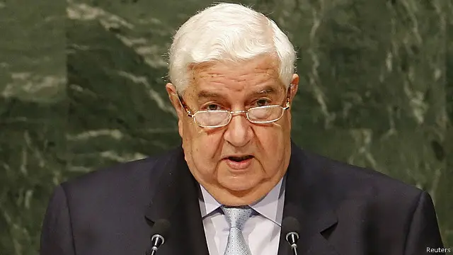 شام کے وزیر خارجہ ولید معلم