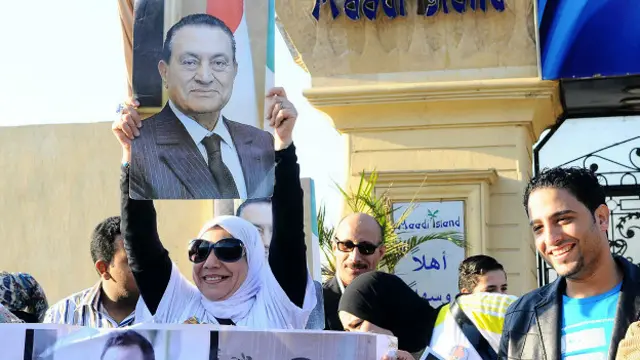 Прихильники Мубарака