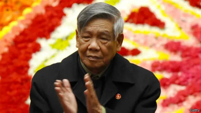 Ảnh chụp ông Lê Khả Phiêu ở Đại hội Đảng năm 2011