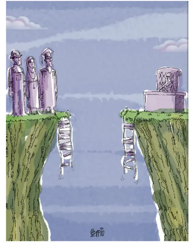 کارتون فیروزه مظفری، اعتماد