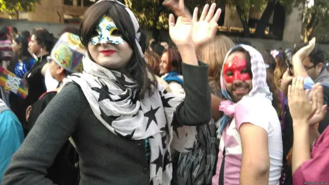 दिल्ली में समलैंगिक अधिकारों के लिए प्रदर्शन.