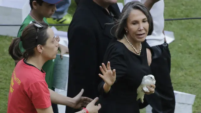 شكرت أرملة "شيسبيرتو" جميع المشاركين في وداعه