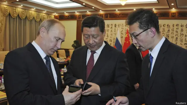 Путин и Си Цзиньпин