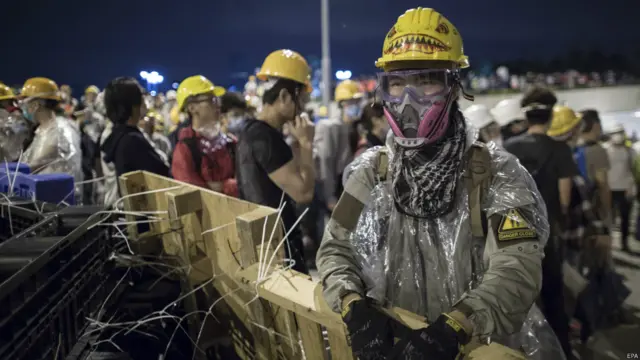 學生表示，如果港府針對「真普選」訴求拒絕回應，圍堵將會繼續。