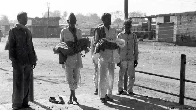 भोपाल गैस त्रासदी के पीड़ितों की तस्वीर 