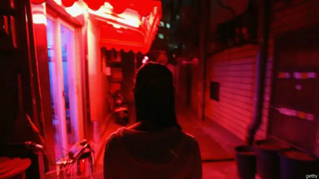 Zona da luz vermelha em Seul