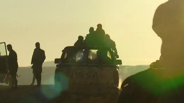 عکس آرشیوی- افراد مسلح در حوالی شهر اربیل