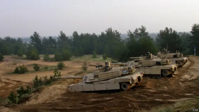 Американские танки "Абрамс"