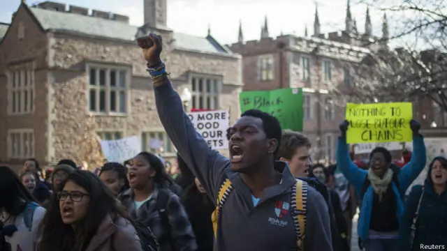 Демонстрация студентов в Сан-Луисе