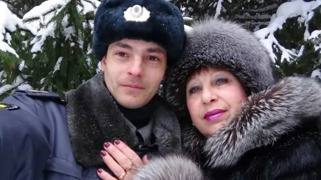 Ibu dan anak di Rusia