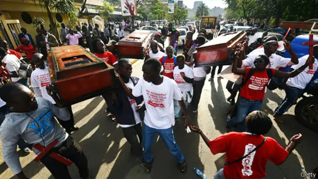 ناتوانی دولت در حفظ امنیت شهروندان در برابر حملات الشباب اعتراضاتی را به دنبال داشته است