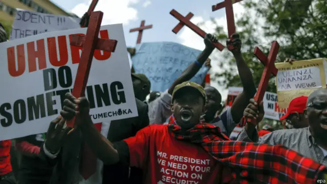 Manifestación en Kenia contra la inseguridad