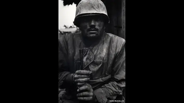 Shell Shocked US Marine, Vietnam, Hue 1968, Don McMullin