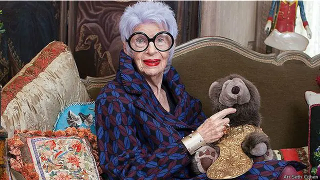 Айрис Апфель на фото Ари Сета Коэна