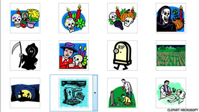 Imágenes de ClipArt sobre muerte