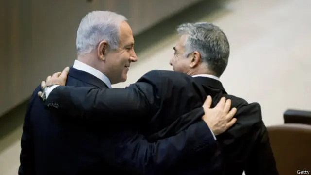 Нетаньяху и Лапид