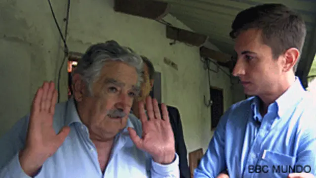 José Mujica, presidente de Uruguay, en entrevista con BBC Mundo