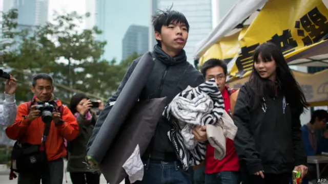 Джошуа Вонг - один из лидеров гонконгского протеста