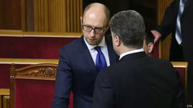 Яценюк і Порошенко