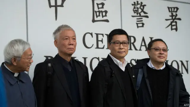 Лидеры протесты в Гонконге