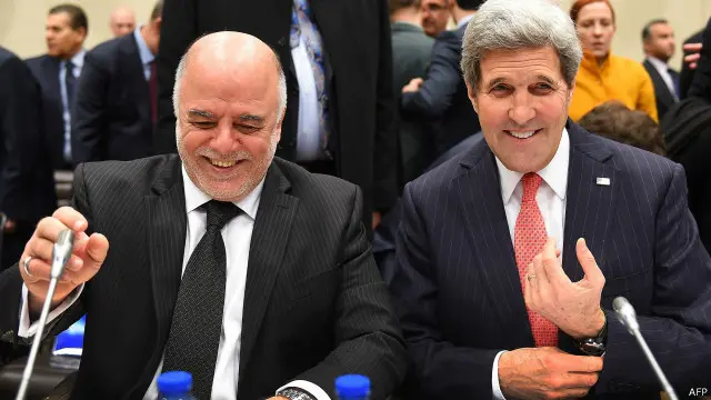 شارك رئيس الوزراء العراقي في اجتماع التحالف