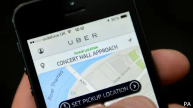 उबर टैक्सी ऐप