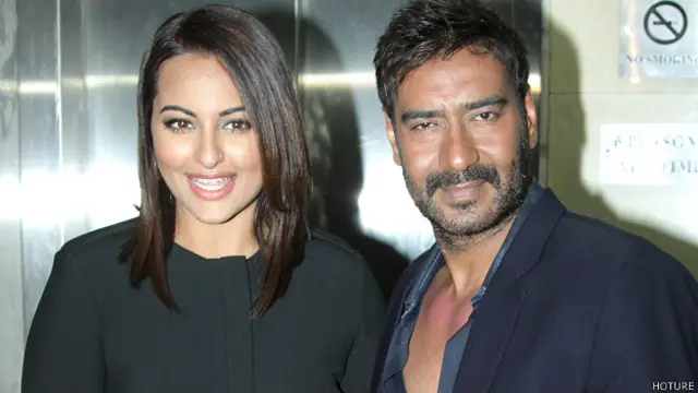 सोनाक्षी सिन्हा, अजय देवगन