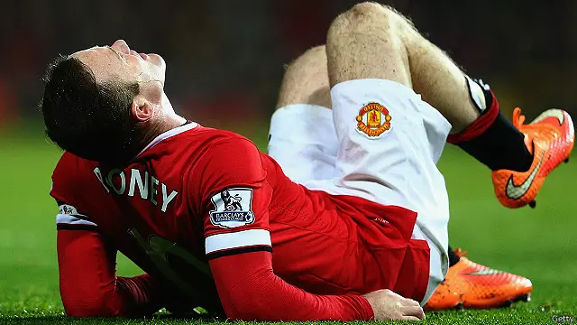 لحقت الإصابة بروني في المباراة أمام هال سيتي