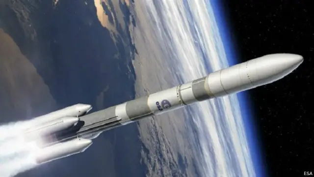 صورة تصورية للصاروخ الأوروبي آريان 6