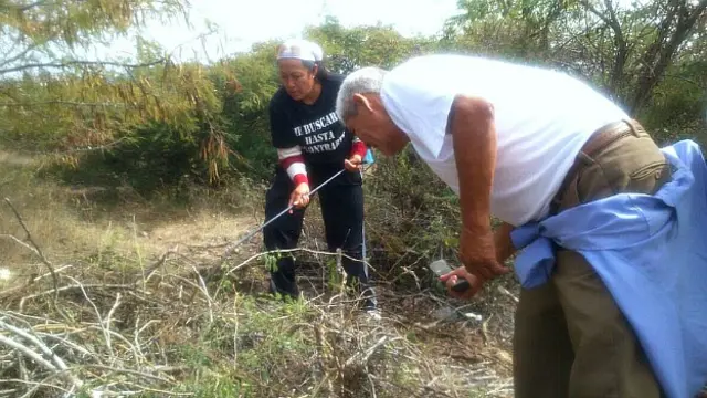 Búsqueda de restos humanos en Iguala, Guerrero. Foto: AFP/Getty