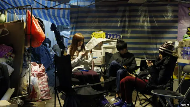 黃之鋒表示,停止絕食不代表政府能夠漠視訴求。