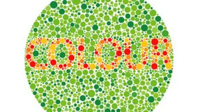 Jika Anda tidak bisa membaca tulisan di dalam lingkaran, boleh jadi Anda buta warna.