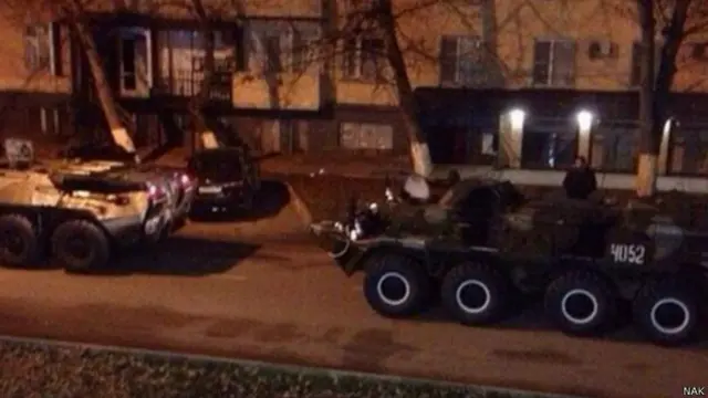 БТР в Грозном