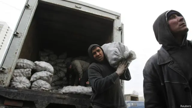 Мигранты в Москве