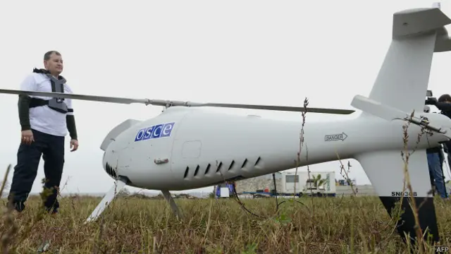 Беспилотник миссии наблюдателей ОБСЕ на Украине