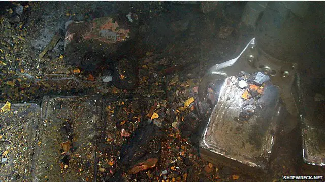 Restos del SS Gairsoppa.