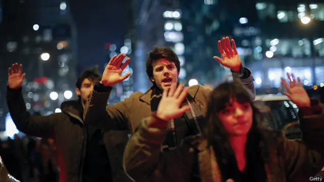 Protesta en Nueva York