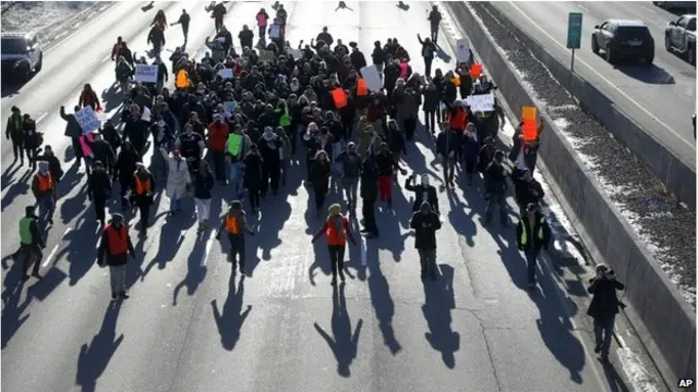 एरिक गार्नर मौत, अमरीका विरोध प्रदर्शन