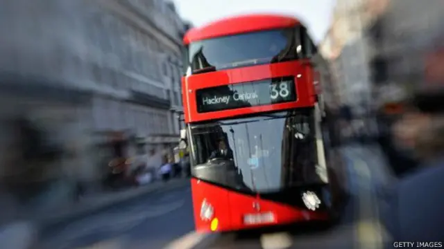 लंदन की रेड डबल डेकर