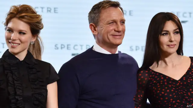 Леа Сейду, Дэниел Крейг и Моника Белуччи