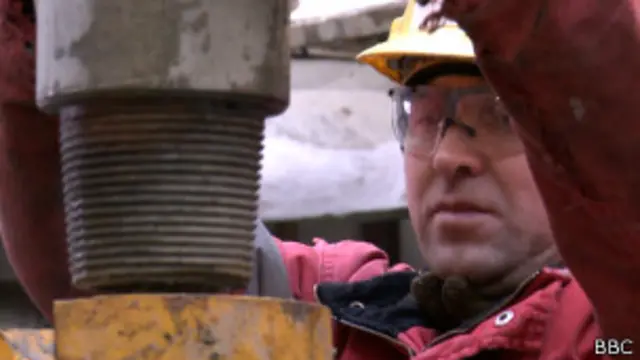 Trabajador petrolero en Rusia