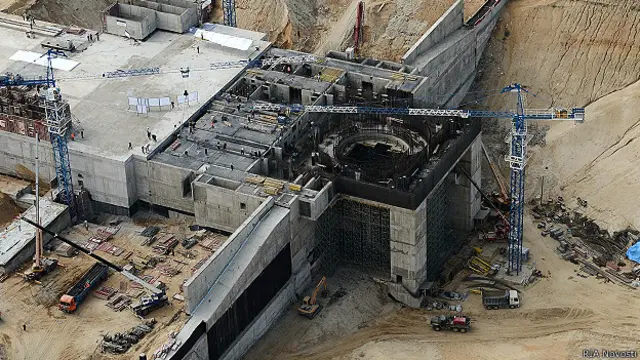 Строительство космодрома "Восточный" - снимок сентября 2014 года