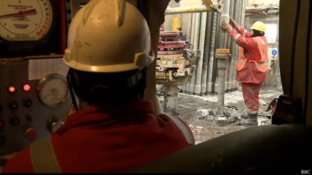 Trabajadores petroleros en Rusia