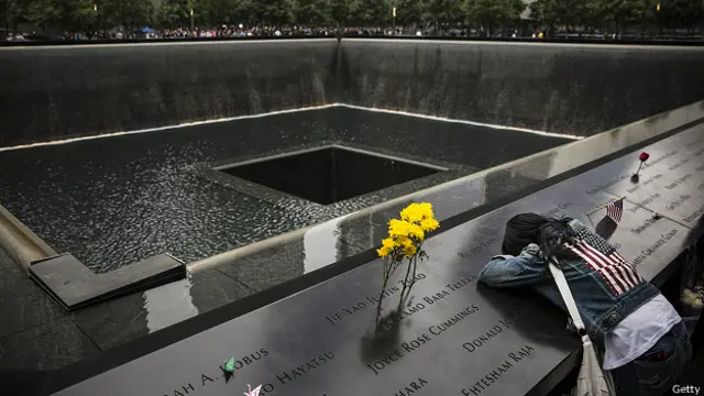 Monumento a las víctimas del 11-S en Nueva York