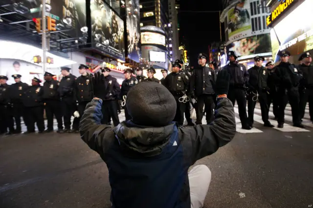 Protestas en Nueva York