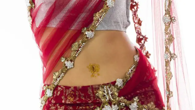 ساڑھی میں بلاؤز اور پیٹی کوٹ کا اضافہ برطانوی دور حکومت میں ہوا تھا