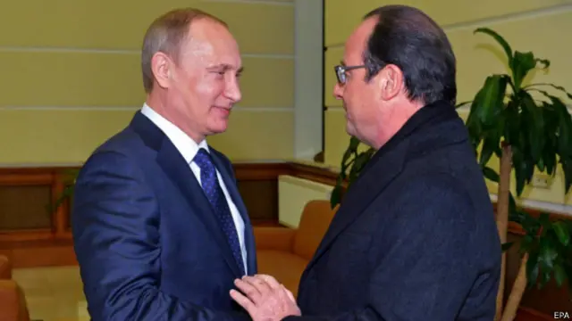 путін та олланд