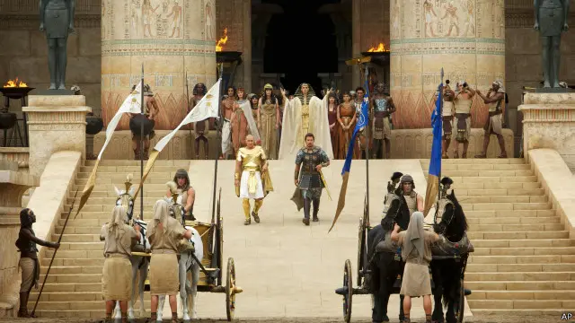 يقدر تكلفة انتاج فيلم Exodus: Gods and Kings أي "سفر الخروج: آلهة وملوك" بحوالي 140 مليون دولار امريكي