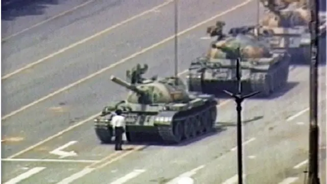 ميدان تيانانمن الذي شهد احتجاجات مطالبة للديمقراطية عام 1989